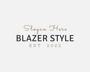 Luxury Fashion Style logo design