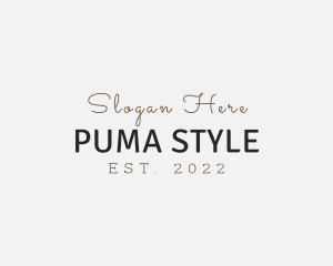 Luxury Fashion Style logo design