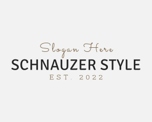 Luxury Fashion Style logo design