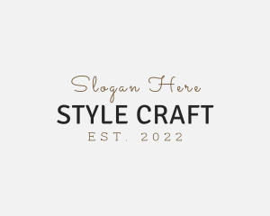 Luxury Fashion Style logo design