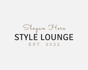 Luxury Fashion Style logo design