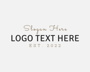 Luxury Fashion Style Logo