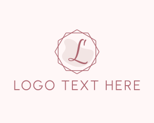 Initial - Script Beauty Brand logo design