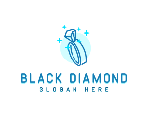 Shining Diamond Ring logo design