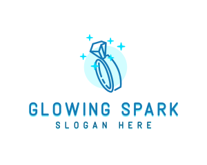 Shining Diamond Ring logo design