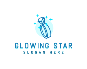 Shining - Shining Diamond Ring logo design