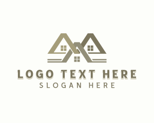 Residential - Roofing Contractor Builder logo design