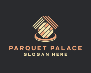 Parquet - House Flooring Tile logo design