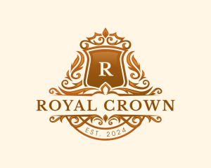 Coronation - Elgant Crest Royal Crown logo design