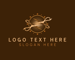 Luxury - Scissor Fashion Tailor logo design