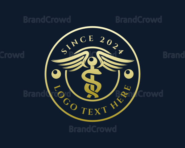 Medical Caduceus Pharmacy Logo