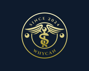 Medical Caduceus Pharmacy Logo