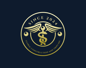 Surgeon - Medical Caduceus Pharmacy logo design