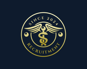 Health - Medical Caduceus Pharmacy logo design