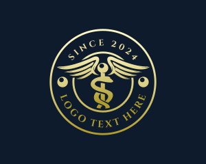 Medical Caduceus Pharmacy Logo