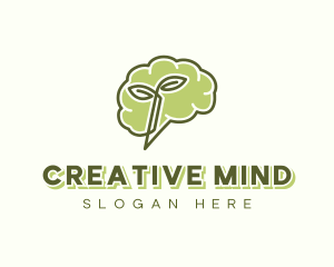 Holistic Mind Leaf logo design