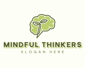 Holistic Mind Leaf logo design