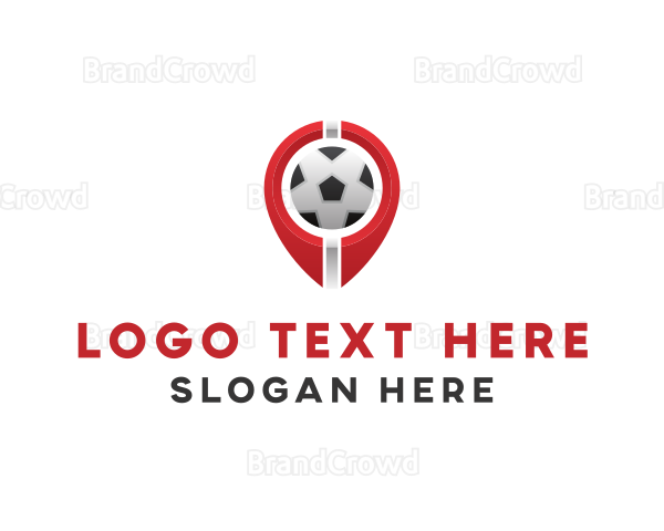 Soccer Football Circle Logo