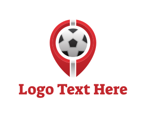 Games - Soccer Football Circle logo design