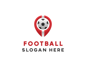 Soccer Football Circle logo design