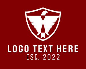 Banner - Eagle Security Shield logo design