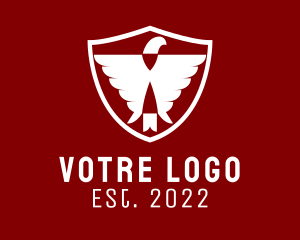 Bird - Eagle Security Shield logo design