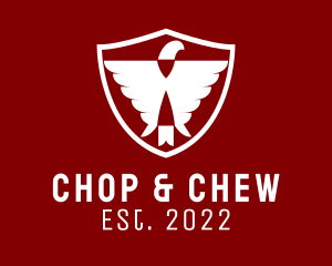 Hawk - Eagle Security Shield logo design