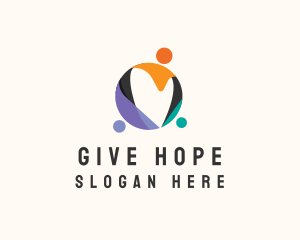 Donation - Charity Heart Foundation logo design