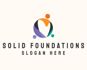 Charity Heart Foundation  logo design