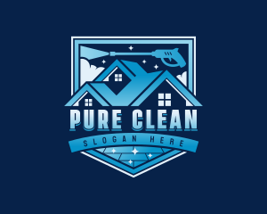 Clean Sanitation Pressure Washer	 logo design