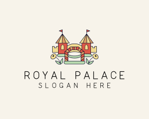 Palace - Inflatable Preschool Castle logo design