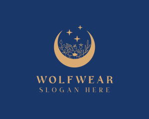 Bohemian - Boutique Floral Moon logo design