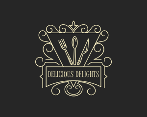 Gourmet Catering Diner logo design