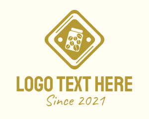 Sign - Coffee Bean Pill logo design