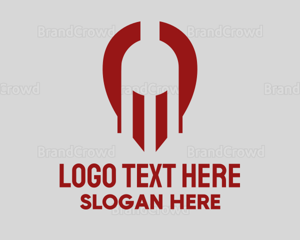 Gladiator Helmet Locator Logo