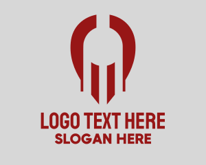 Gladiator Helmet Locator  Logo