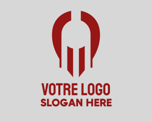 Gladiator - Gladiator Helmet Locator logo design