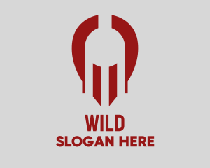 Soldier - Gladiator Helmet Locator logo design