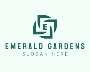 Flower Frame Garden Florist logo design