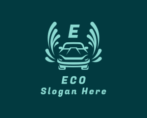 Clean Car Wash Vehicle Logo