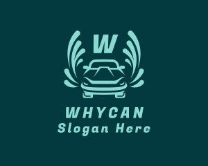 Clean Car Wash Vehicle Logo