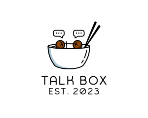 Conversation - Food Cooking Media logo design