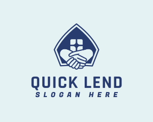 Lend - Handshake House Realty logo design