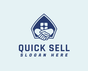 Sell - Handshake House Realty logo design