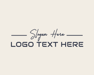 Handwritten - Simple Generic Business logo design
