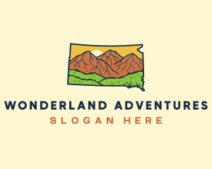 South Dakota Mountain logo design