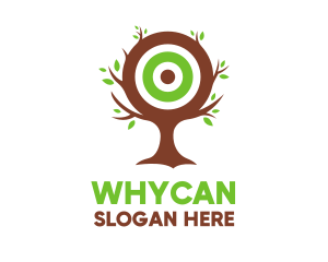 Leaf Tree Target Logo