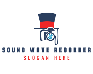 Recorder - Camera Studio Top Hat logo design