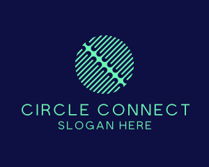 Circle - Digital Clip Technology Circle logo design