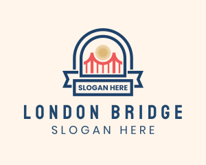 Sun Bridge Construction logo design